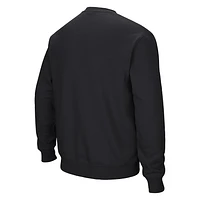 Men's Colosseum Black Vanderbilt Commodores Arch & Logo Pullover Sweatshirt