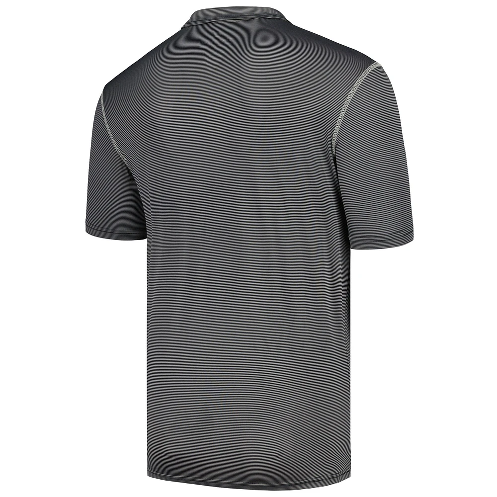Men's Colosseum  Black Vanderbilt Commodores Cameron Polo