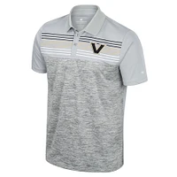 Men's Colosseum Gray Vanderbilt Commodores Cybernetic Polo