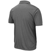 Men's Colosseum Heather Charcoal Vanderbilt Commodores Smithers Polo