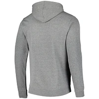 Men's Colosseum Heathered Gray Vanderbilt Commodores Arch and Logo Pullover Hoodie
