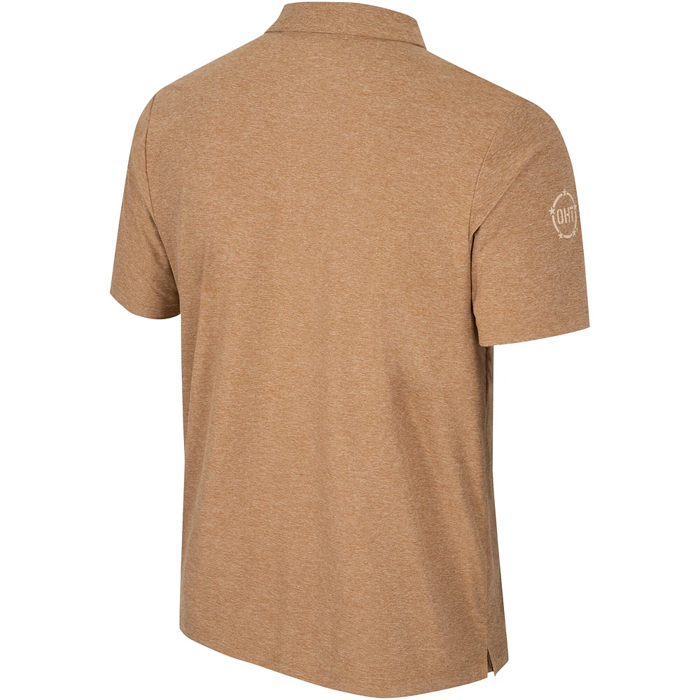 Polo du désert en jersey Colosseum kaki pour hommes Vanderbilt Commodores OHT Military Appreciation Cloud