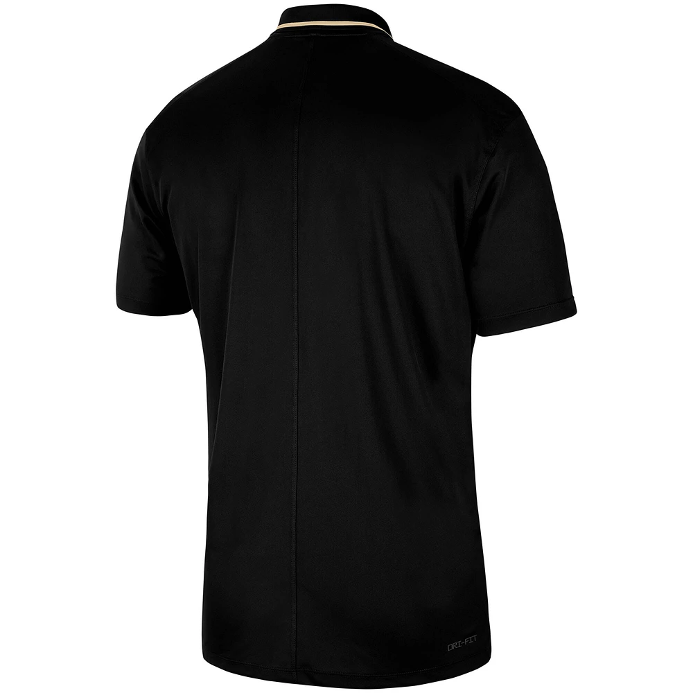Men's Nike  Black Vanderbilt Commodores 2023 Sideline Coaches Performance Polo