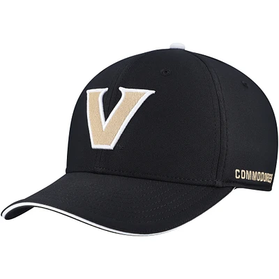 Casquette Nike noire Vanderbilt Commodores Rise Performance Flex pour homme