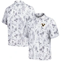Men's Tommy Bahama Gray Vanderbilt Commodores Sport Cabana Shores IslandZone Tri-Blend Polo
