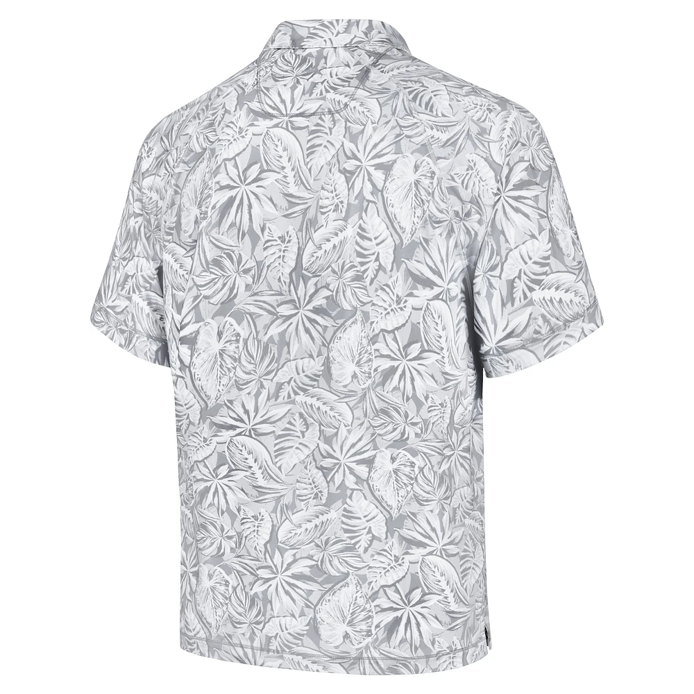 Men's Tommy Bahama Gray Vanderbilt Commodores Tropical Score IslandZone Polo