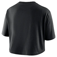 Women's Nike Black Vanderbilt Commodores Cropped T-Shirt