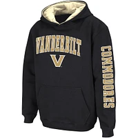 Youth Colosseum  Black Vanderbilt Commodores 2-Hit Pullover Hoodie