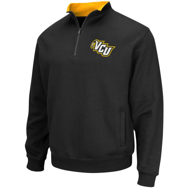 Veste Colosseum Black VCU Rams Tortugas Logo Quarter-Zip pour homme