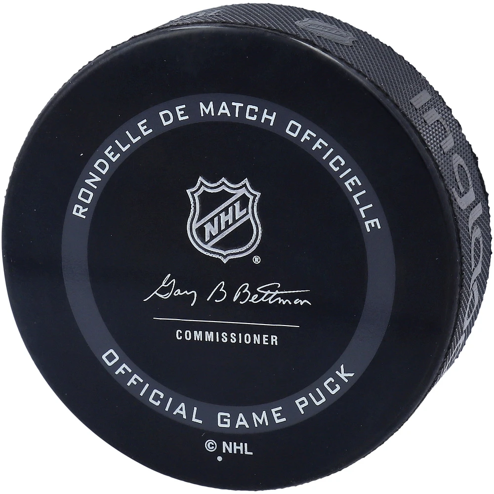 Chandler Stephenson Vegas Golden Knights Autographed 2021 Model Official Game Puck