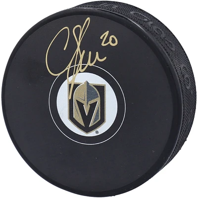 Rondelle de hockey autographiée par Chandler Stephenson des Golden Knights de Vegas