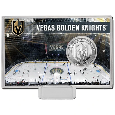 Highland Mint Vegas Golden Knights Histoire de l'équipe - Coin Card