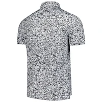 Men's johnnie-O  Black/White Vegas Golden Knights Slapshot Polo