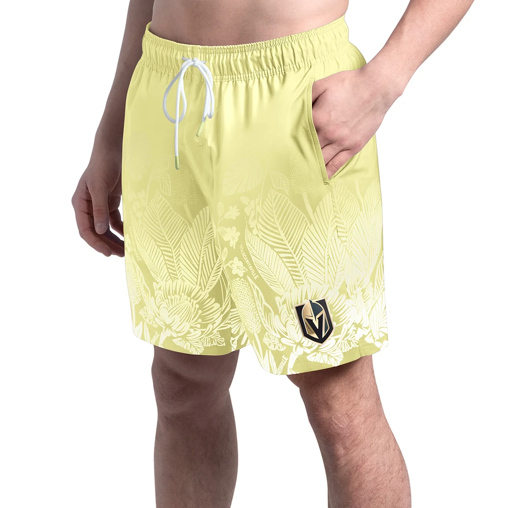 Men's Margaritaville  Yellow Vegas Golden Knights Lagoon Fiesta Swim Short