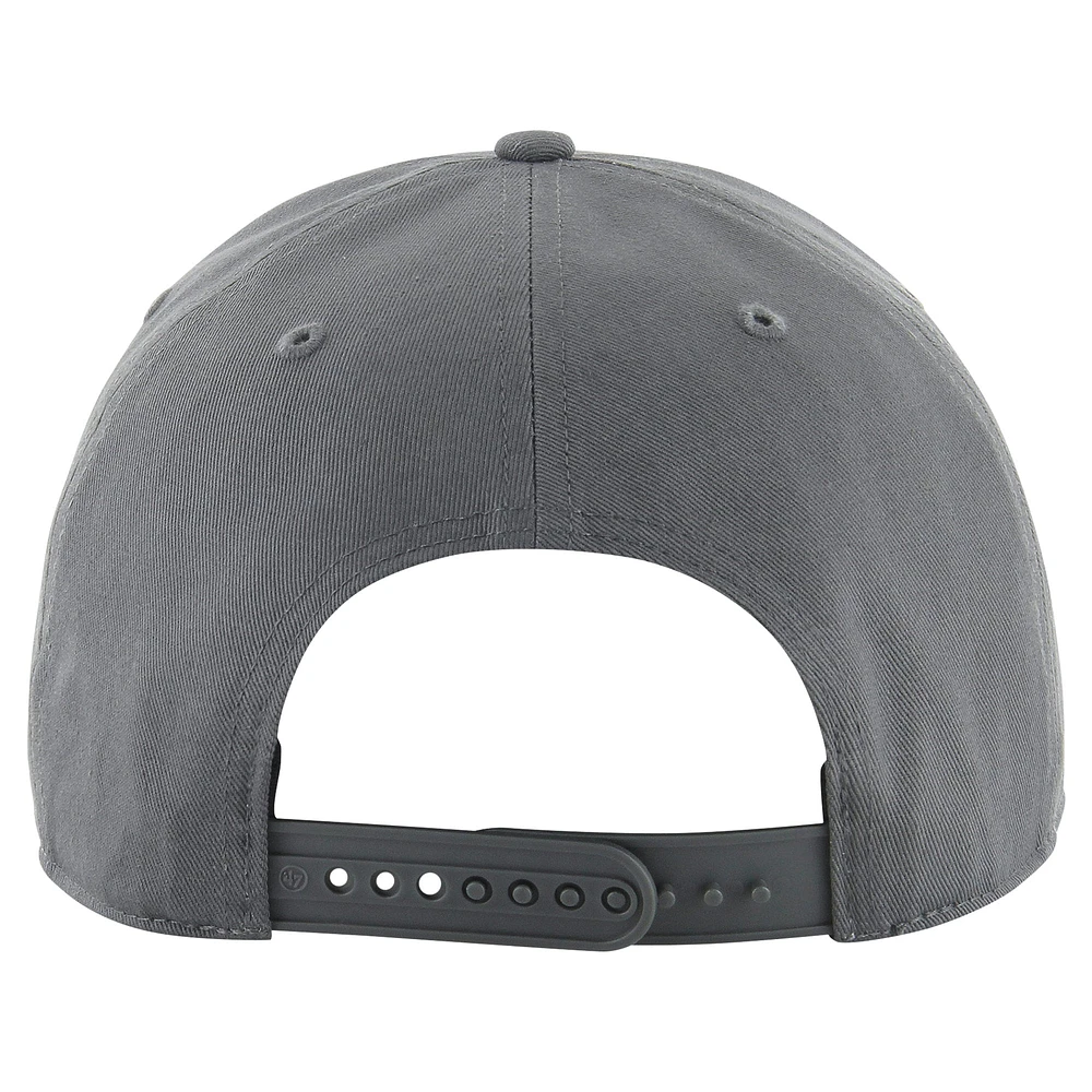 Casquette réglable avec attelage de boîte de pénalité des champions de la Coupe Stanley '47 Charcoal Vegas Golden Knights 2023 pour hommes