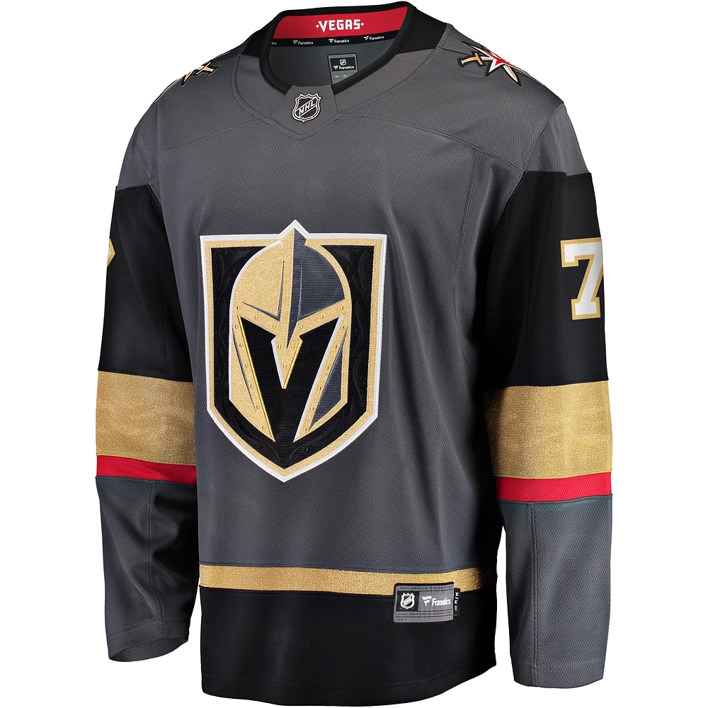 Maillot de joueur échappé des Golden Knights Vegas Fanatics Alex Pietrangelo noir pour hommes