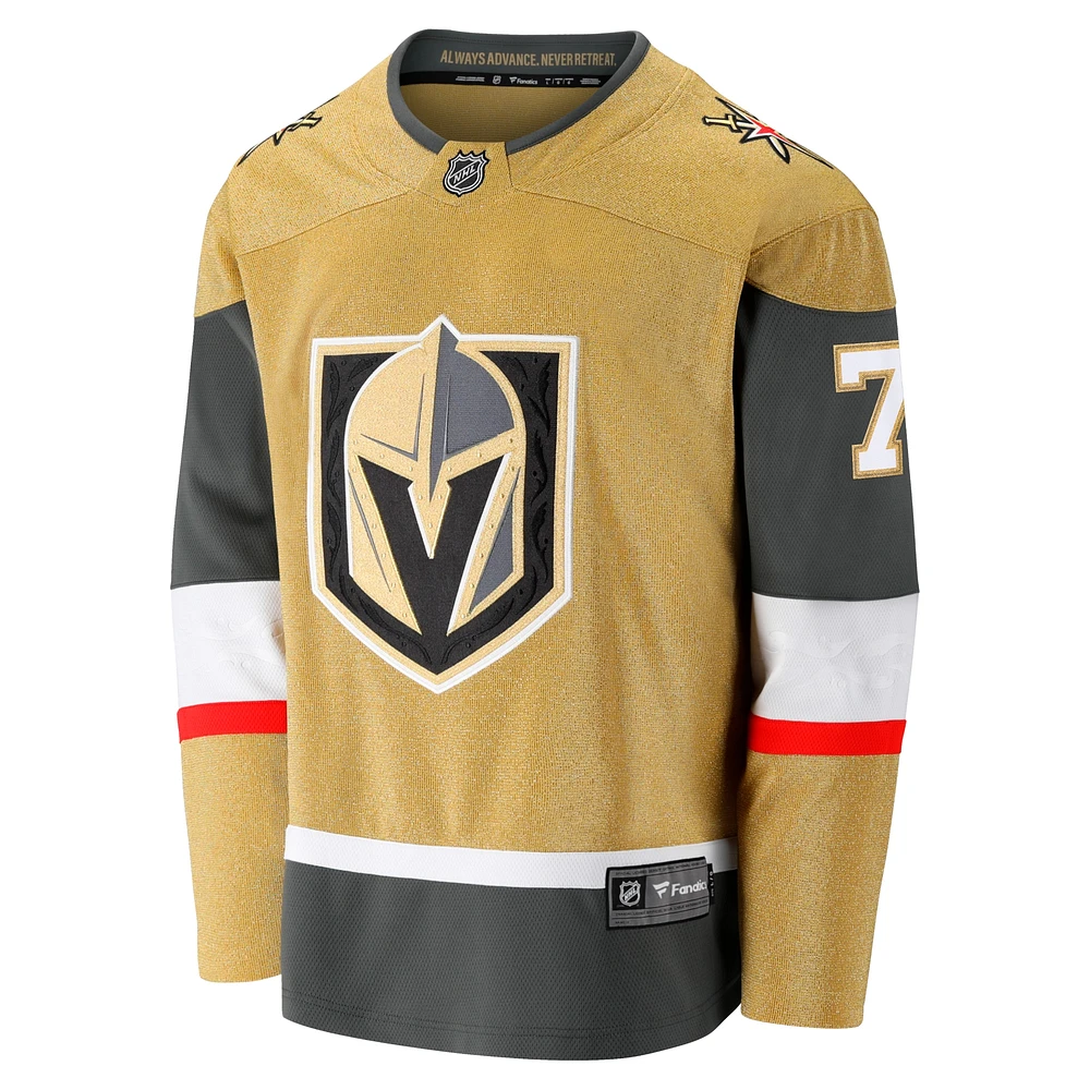 Men's Fanatics Alex Pietrangelo Gold Vegas Golden Knights Home Breakaway Jersey