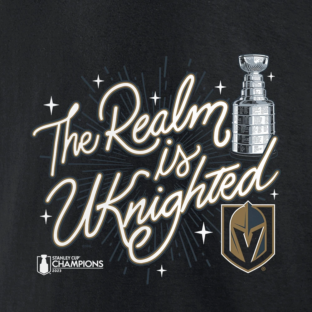 Men's Fanatics  Black Vegas Golden Knights 2023 Stanley Cup Champions Celebration T-Shirt