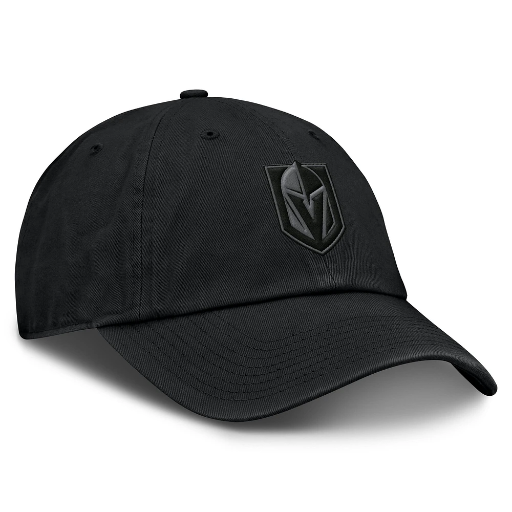 Men's Fanatics Black Vegas Golden Knights Authentic Pro Road Adjustable Hat