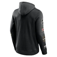 Men's Fanatics Black Vegas Golden Knights Wild Winner Pullover Hoodie