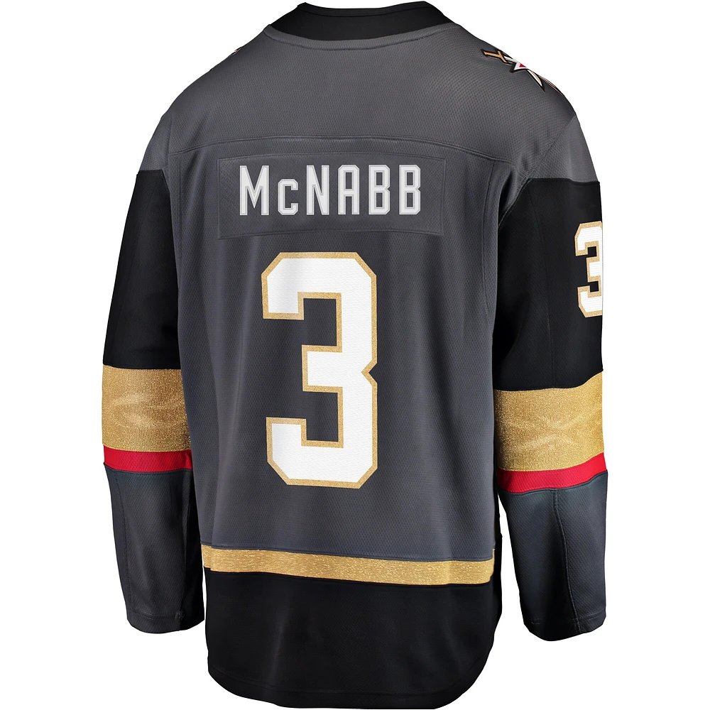 Men's Fanatics Brayden Mcnabb Gray Vegas Golden Knights Breakaway - Player Jersey