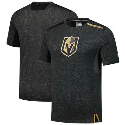 T-shirt authentique Pro Performance pour homme Fanatics Charcoal Vegas Golden Knights