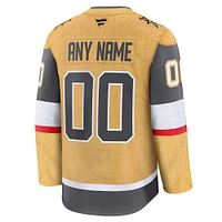 Men's Fanatics Gold Vegas Golden Knights Home Premium Custom Jersey