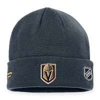 Men's Fanatics Gray Vegas Golden Knights 2022 NHL Draft - Authentic Pro Rink Cuffed Knit Hat