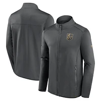 Men's Fanatics  Gray Vegas Golden Knights Authentic Pro Full-Zip Jacket
