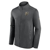 Men's Fanatics  Gray Vegas Golden Knights Authentic Pro Full-Zip Jacket