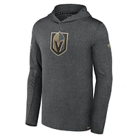 Men's Fanatics  Gray Vegas Golden Knights Authentic Pro Lightweight Pullover Hoodie