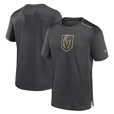 Men's Fanatics  Gray Vegas Golden Knights Authentic Pro Performance T-Shirt