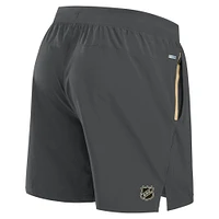 Men's Fanatics  Gray Vegas Golden Knights Authentic Pro Rink Performance Shorts