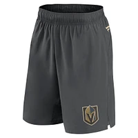 Men's Fanatics  Gray Vegas Golden Knights Authentic Pro Tech Shorts