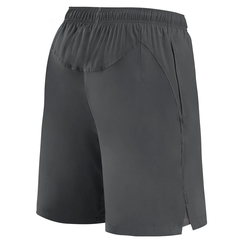 Men's Fanatics  Gray Vegas Golden Knights Authentic Pro Tech Shorts
