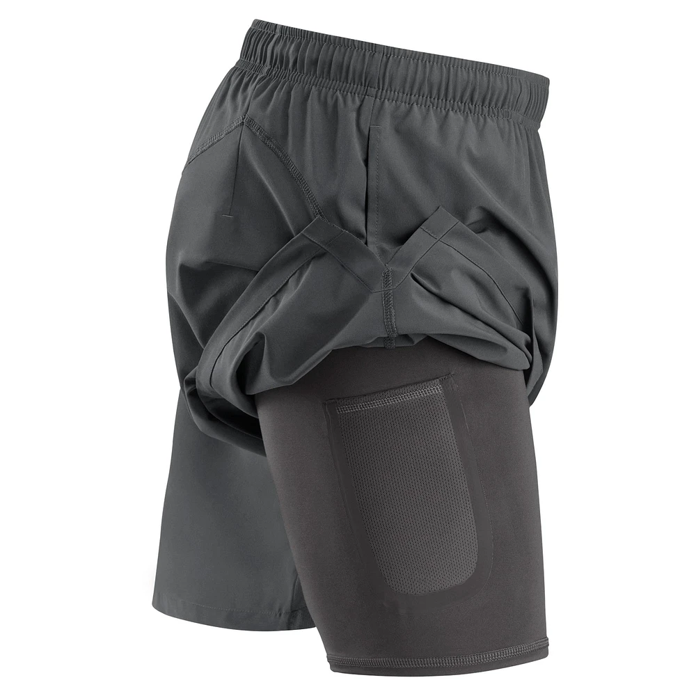 Men's Fanatics  Gray Vegas Golden Knights Authentic Pro Tech Shorts