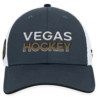 Men's Fanatics  Gray Vegas Golden Knights Rink Trucker Adjustable Hat