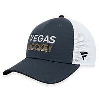 Men's Fanatics  Gray Vegas Golden Knights Rink Trucker Adjustable Hat