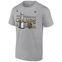 Men's Fanatics  Heather Gray Vegas Golden Knights 2023 Stanley Cup Champions Locker Room T-Shirt
