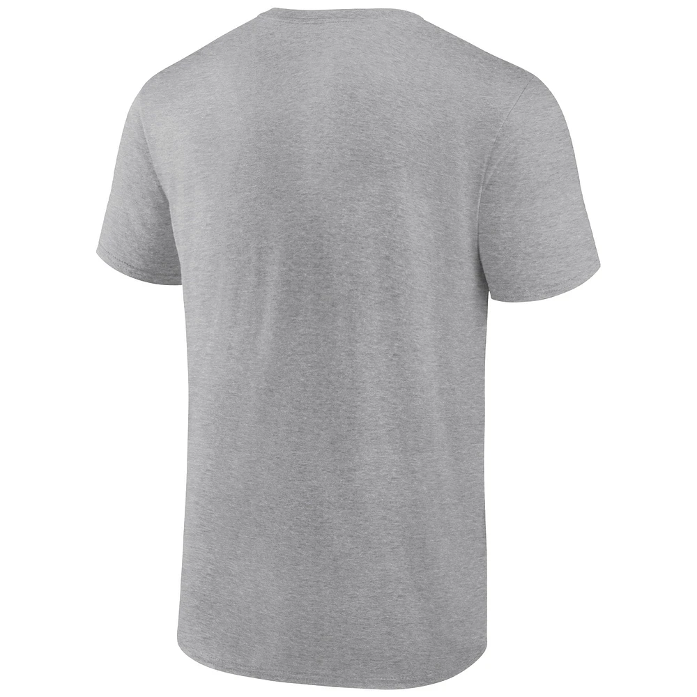 Men's Fanatics  Heather Gray Vegas Golden Knights 2023 Stanley Cup Champions Locker Room T-Shirt
