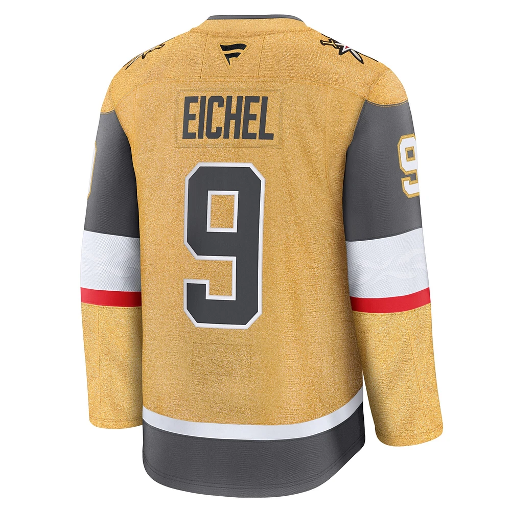 Men's Fanatics Jack Eichel Gold Vegas Golden Knights Home Premium Jersey
