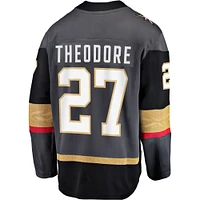 Men's Fanatics Shea Theodore Gray Vegas Golden Knights Breakaway - Player Jersey