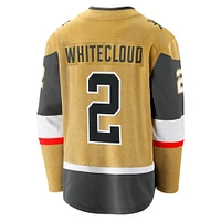Men's Fanatics Zach Whitecloud Gold Vegas Golden Knights Home Breakaway Jersey