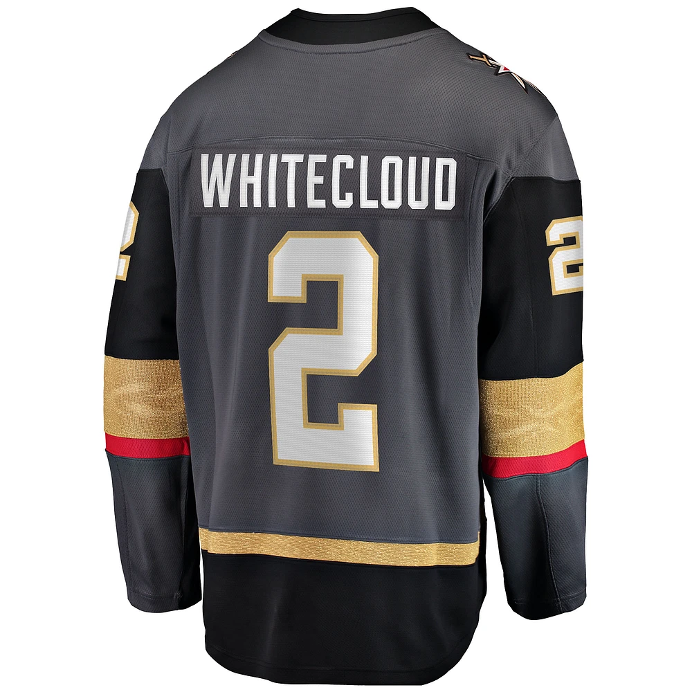Men's Fanatics Zach Whitecloud Gray Vegas Golden Knights Alternate Breakaway Jersey