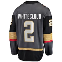 Men's Fanatics Zach Whitecloud Gray Vegas Golden Knights Alternate Breakaway Jersey