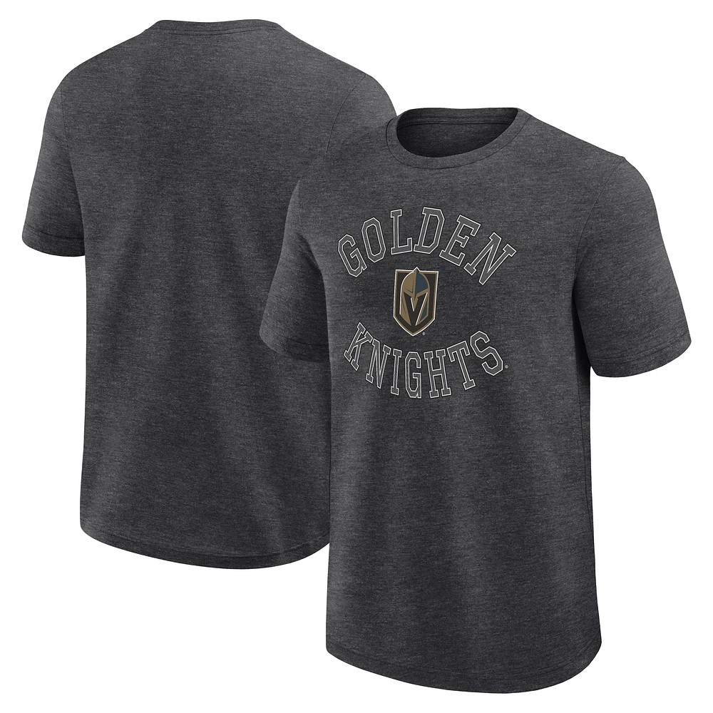 Men's  Heather Charcoal Vegas Golden Knights Success T-Shirt