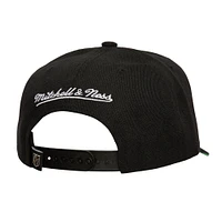 Men's Mitchell & Ness Black Vegas Golden Knights Soul Strike Neon Logo Pro Crown Adjustable Hat