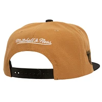 Men's Mitchell & Ness Gold Vegas Golden Knights Soul Triple Up Snapback Hat