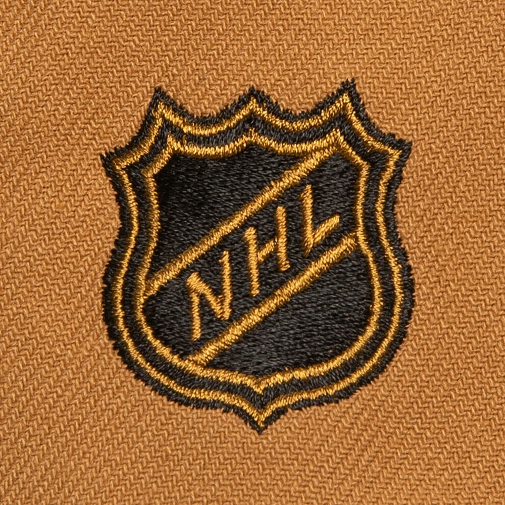 Men's Mitchell & Ness Gold Vegas Golden Knights Soul Triple Up Snapback Hat