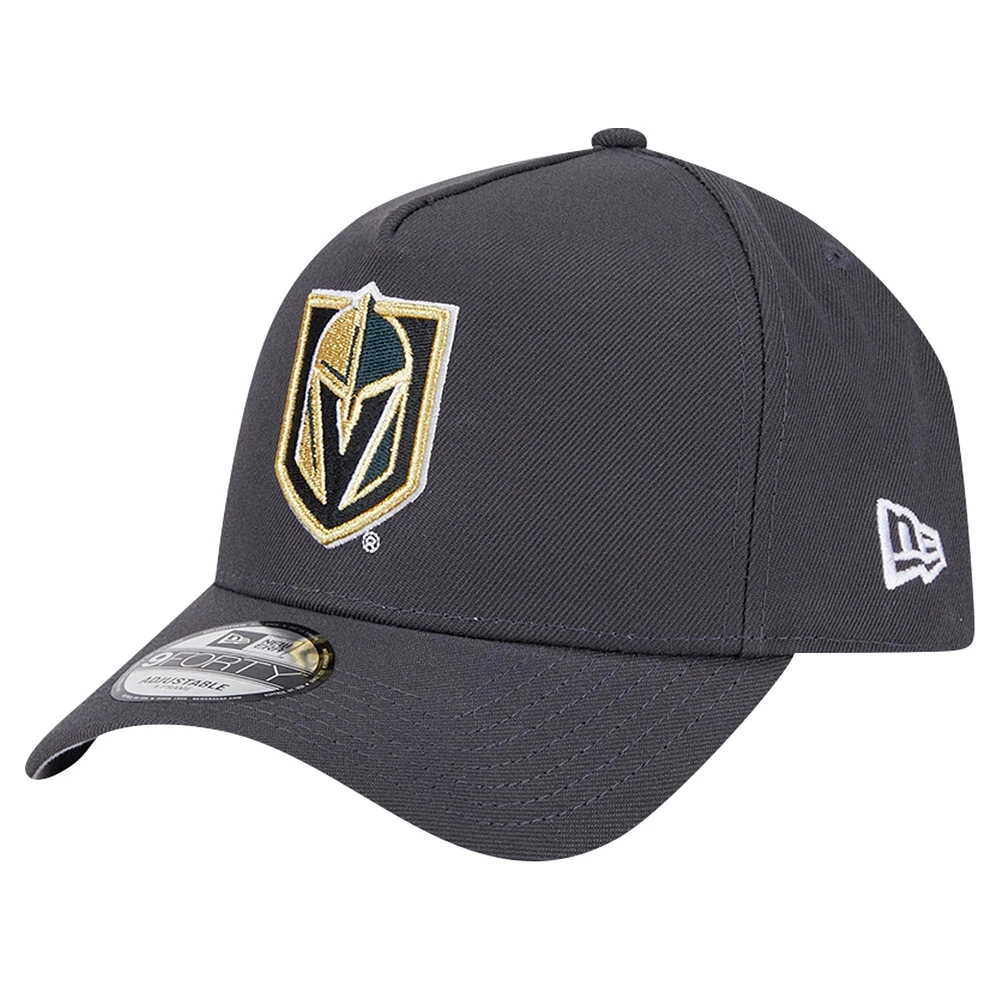 Casquette ajustable 9FORTY Core A-Frame Vegas Golden Knights de New Era pour homme, gris